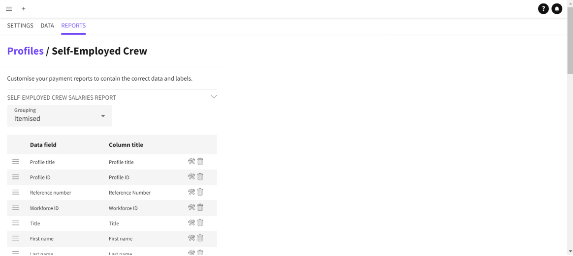 Report Customisation